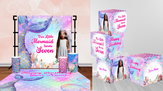 Mermaid Party Template